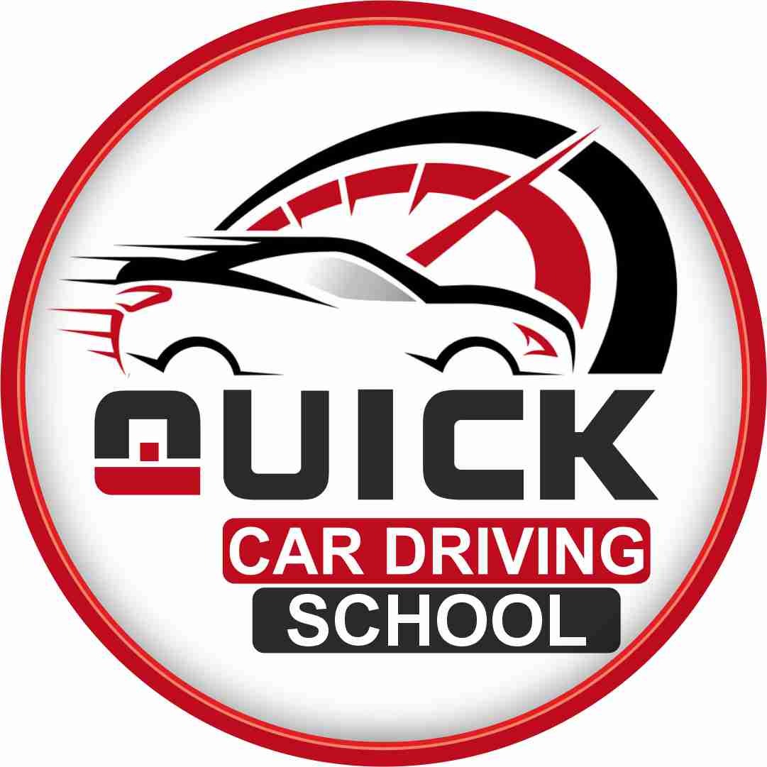 Quick Car Driving School Logo